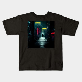 neon alley Kids T-Shirt